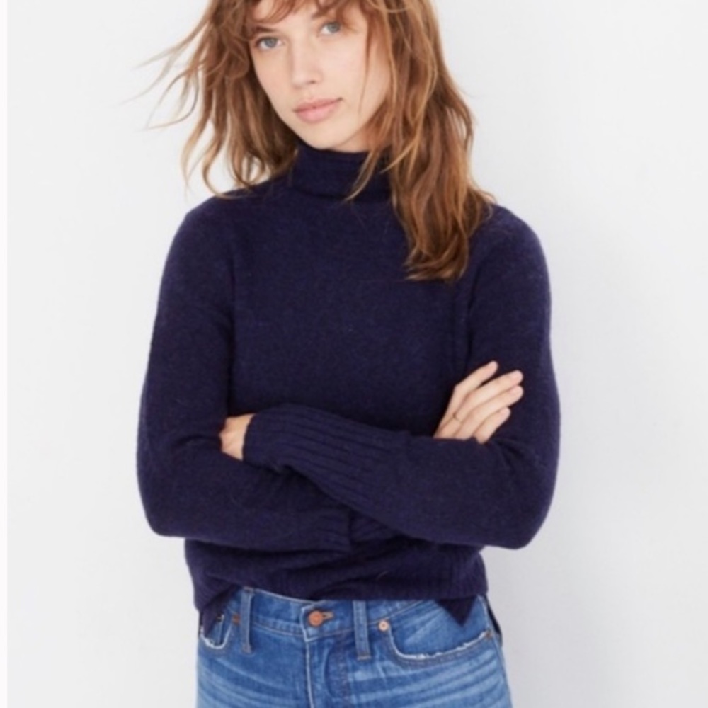 Madewell Inland Turtleneck Sweater in Coziest Yarn